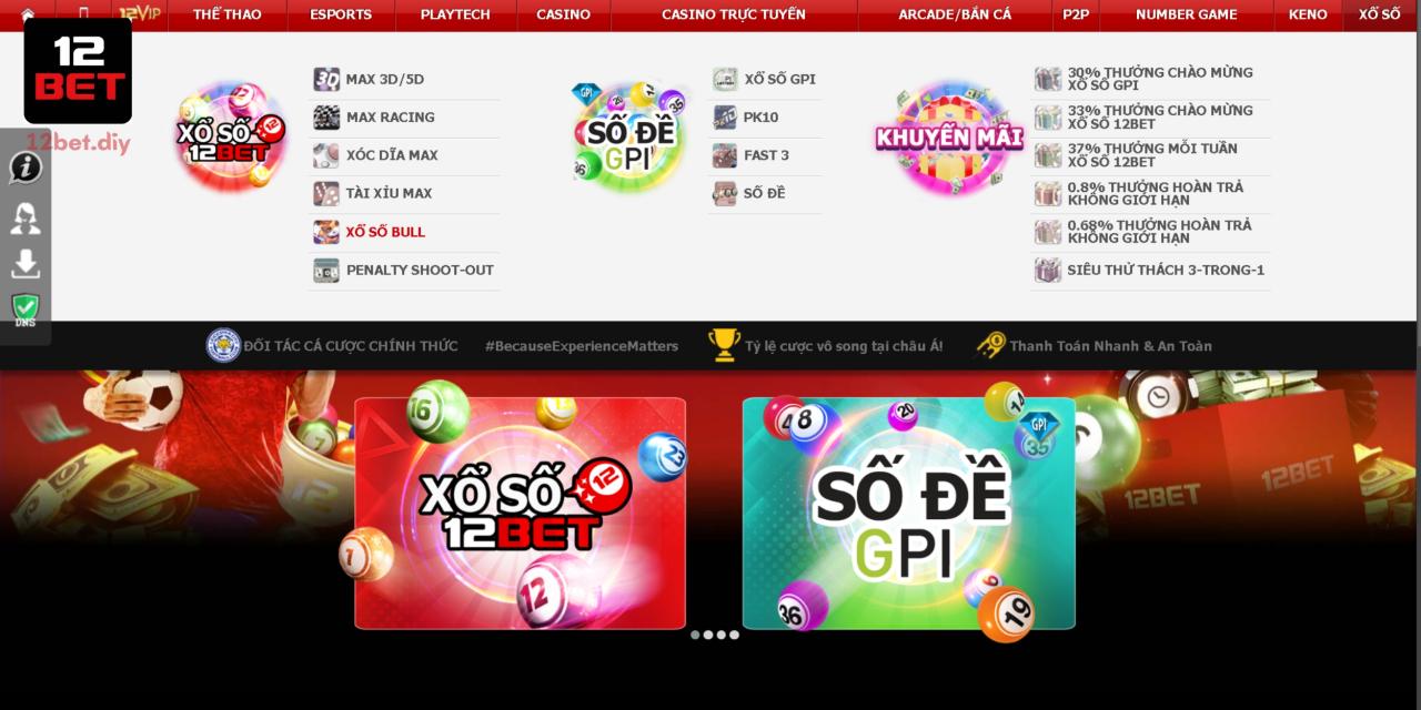 Xổ số Bull 12Bet - Cách Chơi Và Cách Tính Dễ Hiểu Nhất 1 Bull là hình thức hiện đại được yêu thích nhất tại nhà cái 12Bet